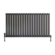 Scudo Apex 600 x 1121mm Anthracite Horizontal Designer Radiator