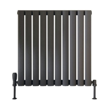 Scudo Apex 600 x 590mm Anthracite Horizontal Designer Radiator