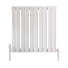 Scudo Apex 600 x 590mm White Horizontal Designer Radiator