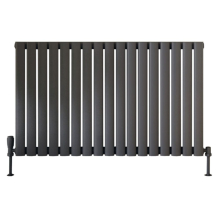 Scudo Apex 600 x 994mm Anthracite Horizontal Designer Radiator