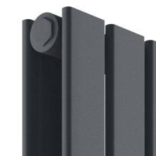 Scudo Bravo 1800 x 544mm Anthracite Double Vertical Designer Radiator