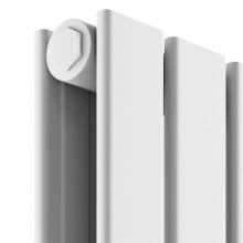Scudo Apex 600 x 590mm Anthracite Horizontal Double Designer Radiator