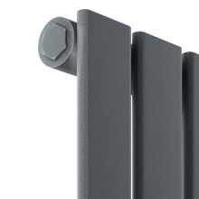 Scudo Bravo 1600 x 408mm Anthracite Vertical Designer Radiator