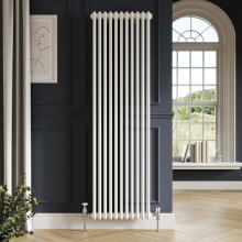 Scudo 2 Column 1500 x 425mm White Vertical Designer Radiator