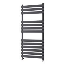 Scudo Instyle 1200 x 500mm Designer Anthracite Towel Rail 
