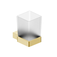 Scudo Roma Brushed Brass Tumbler Holder