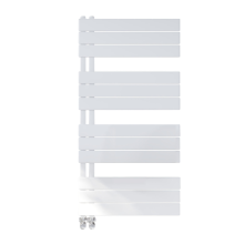 Scudo Thames 1150 x 600mm White Designer Towel Rail