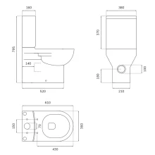SELECT Strata Standard Toilet Seat