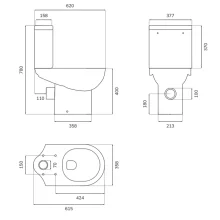 SELECT Eden Close Coupled WC