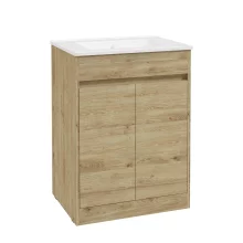 SELECT Source Oak 600mm Floor Standing Vanity Unit
