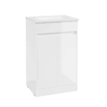 SELECT Source White 500mm Floor Standing Vanity Unit