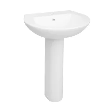 SELECT Strata 550mm Basin With Full Pedestal