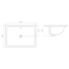 SELECT Strata 560mm Oval Undercounter Basin