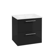 SELECT Strata Black 500mm Wall Hung Vanity Unit