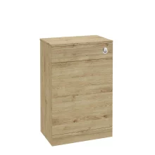 SELECT Strata Oak 500mm WC Unit, Cistern and Chrome Flush Button