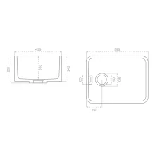 RAK Belfast Ceramic Twin Lever Kitchen Mixer Tap