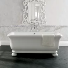 Senator Cian Solid Surface Freestanding Bath, 1800 x 840 By BC Designs 