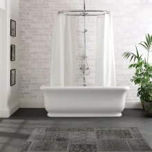 Casini Cian Solid Surface Freestanding Bath, 1680 x 750 By BC Designs 