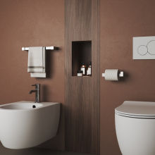 Origins Living Pirenei Matt Black Roll Holder