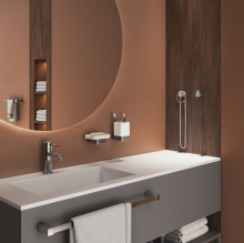 Origins Living Turner Brushed Brass Robe Hook