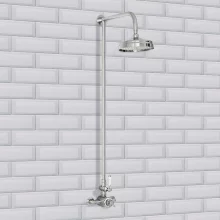 Lancia Core Matt Black Concealed Shower Valve Fixed Head and Handset NU-029