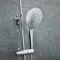 Ripley Round Thermostatic Shower Set - Matt Black - Signature Showers