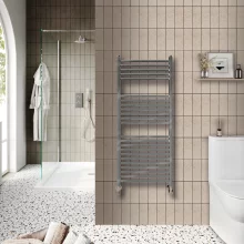 Lancia Life 650 x 400mm Black Towel Radiator