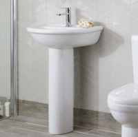 Skara 560 Basin & Pedestal - Highlife Bathrooms