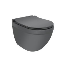 Jaquar Solo Grey Rimless Wall Hung WC & Seat