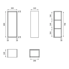 Sonas Pena Close Coupled Rimless Toilet & Horizon Cistern