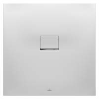 Villeroy & Boch Squaro Infinity Quaryl Shower Tray 900 x 900 - Stone White