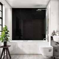  Black Quartz Nuance Waterproof Shower Board 