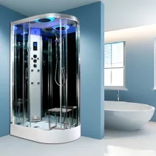 Insignia Showers PR11L-O-S Premium Steam Shower Cabin - 1100 x 700mm - Left Hand