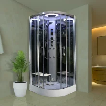 Insignia Showers Premium 800mm Quadrant Steam Shower Cabin - PR8-Q-S