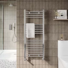 Strive 1600 x 600mm Black Towel Radiator 
