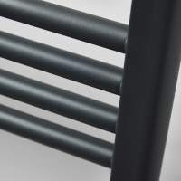 1600 x 500mm Black Towel Radiator - Scudo Strive