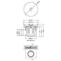 McAlpine 1 1/2" STW1-R Shower Trap With Mushroom Flange