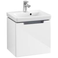 Villeroy & Boch Subway 2.0 440mm Bathroom Vanity Unit 1 Drawer Glossy White