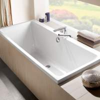 Villeroy & Boch Theano 1750 x 800mm Quaryl Freestanding Bath - White Alpin