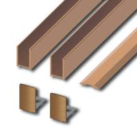 Abacus 10mm Surface Channel Pack Brushed Bronze
