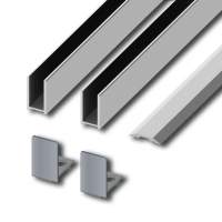 Abacus 8mm Surface Channel Pack Chrome