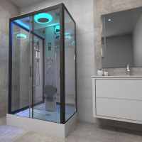 Insignia Showers PR105 Premium Hydro Massage Shower Cabin 1050 x 850mm