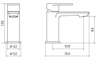 Francis Pegler Ebro Pillar Bath Taps Pair - CLEARANCE