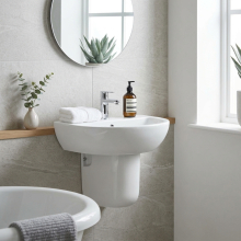 Termond 550mm Basin & Full Pedestal