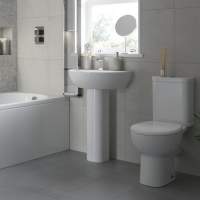 Shetland 4 Piece Toilet & 2 Tap Hole Basin Set