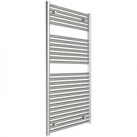 Hugo2 1212 x 600mm Electric Towel Radiator - Chrome - High Heat Output - Tissino