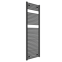 Tissino Hugo2 1652 x 500mm Matt Black Towel Radiator - High BTU Output