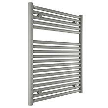Tissino Hugo2 812 x 600mm Lusso Grey Towel Radiator - High BTU Output