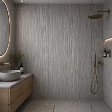 Tuscany Grey Marble Gloss Megaboard 1000mm Bathoom Wall Panel