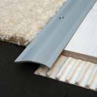 Genesis 30mm x 9mm x 900mm Aluminium Z-Bar Carpet To Tile Threshold - Matt Brass